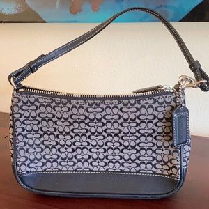 Coach bag, mini signature.  Used, fair condition.